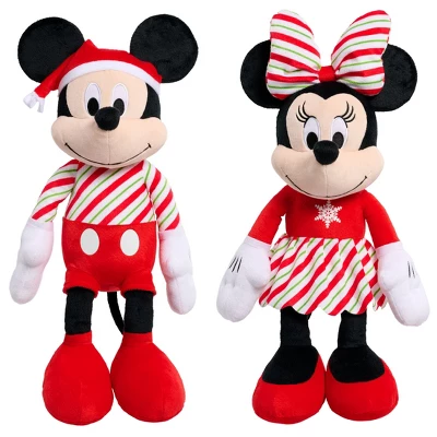 Disney Minnie Holiday Plush Large: Mouse Character Stuffed Toy, Creative Thinking, Polyester Material 6 Disney Minnie Holiday Plush Large: Mouse Character Stuffed Toy, Creative Thinking, Polyester Material - Image 4