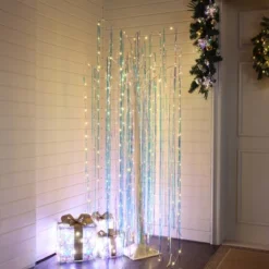 LuxenHome 6Ft White Willow Artificial Tree With 10 Pre-Lit Branches Multicolored -Northlight Shop GUEST 9e127630 0612 4f56 8053 c198f4dfec9f