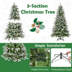 Costway 6/7.5/9 FT Artificial Christmas Tree Hinged Xmas Tree With 765/1135/1871 Branch Tips 280/470/690 Lights 18 Costway 6/7.5/9 FT Artificial Christmas Tree Hinged Xmas Tree With 765/1135/1871 Branch Tips 280/470/690 Lights -Northlight Shop GUEST 9eb17be2 7d53 4a55 9caa 3f214e6ba91f