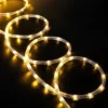 Northlight Flexible LED Outdoor Christmas Lights - Warm White - 18' Clear Wire