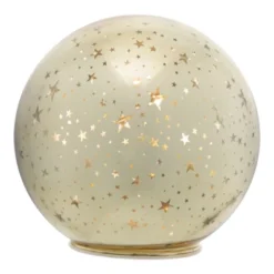 Northlight LED Lighted Stars Glass Globe Christmas Decoration - 6" - Gold -Northlight Shop GUEST a1ddcaa3 0b7d 40c1 882c 86322f2d5b79
