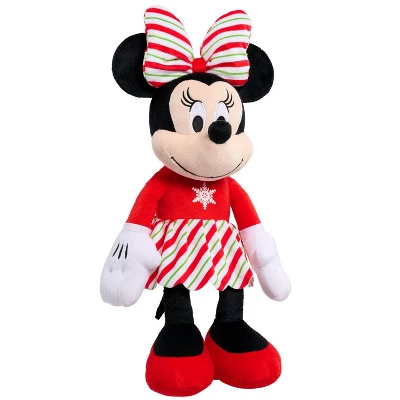 Disney Minnie Holiday Plush Large: Mouse Character Stuffed Toy, Creative Thinking, Polyester Material 4 Disney Minnie Holiday Plush Large: Mouse Character Stuffed Toy, Creative Thinking, Polyester Material - Image 2