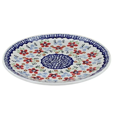 Blue Rose Polish Pottery T134 Manufaktura Lunch Plate 11 Blue Rose Polish Pottery T134 Manufaktura Lunch Plate - Image 9