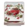 16pc Red Truck Snowman Dinnerware Set - Certified International -Northlight Shop GUEST a3dc6a0f 8942 4a70 b69d da413927df93