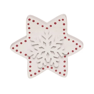 Transpac Winter White Red Gold Wood Tabletop Figurines Set Of 3 Christmas Decorations 5.91H Decorative Objects 3 Transpac Winter White Red Gold Wood Tabletop Figurines Set Of 3 Christmas Decorations 5.91H Decorative Objects