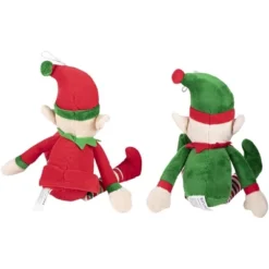 Blue Panda 2-Pack Christmas Elves Plush Toy, Santa Helper Boy And Girl Elf Stuffed Doll For Decorations, 12" -Northlight Shop GUEST a75d1dde b2f8 4585 ac2b e2d41e5a795d