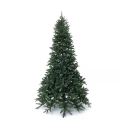 LuxenHome 7.5Ft Pre-Lit Green Slender Artificial Fir Christmas Tree With Metal Stand -Northlight Shop GUEST a826851e fad8 4bd1 93aa 8a1fac7c385c