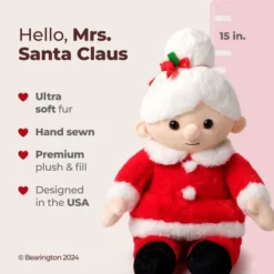 Bearington Mrs Santa Claus Stuffed Christmas Plush, 15 In Mrs Claus Plush, Christmas Mrs Claus Doll Gift For Toddlers, Kids & Teens 11 Bearington Mrs Santa Claus Stuffed Christmas Plush, 15 In Mrs Claus Plush, Christmas Mrs Claus Doll Gift For Toddlers, Kids & Teens -Northlight Shop GUEST aa100601 4dd7 4451 a5ee 6b825f950c1e