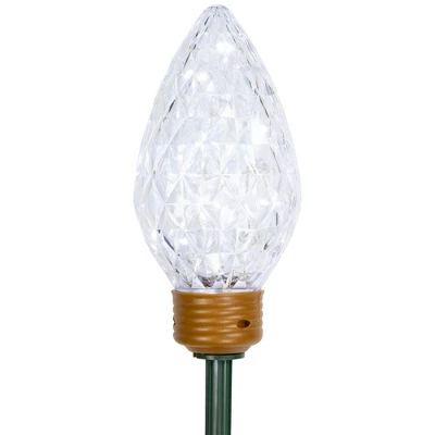 Northlight LED Lighted C9 Style Christmas Pathway Lawn Stakes - 8'- Clear - 5ct 7 Northlight LED Lighted C9 Style Christmas Pathway Lawn Stakes - 8'- Clear - 5ct - Image 5