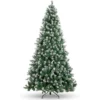 4.5/6/7.5/9ft Pre-Lit Artificial Christmas Tree With Pinecones, Warm White Lights, Hinged Branches, PVC Fir Tips, Easy Assembly -Northlight Shop GUEST b1b8727d 6c19 460c ba95 62a6bd25deb2