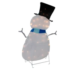 Northlight Lighted Chenille Snowman Outdoor Christmas Decoration - 32" - White Lights -Northlight Shop GUEST b41ace0b 3c5b 42e3 b670 bb15724699ea