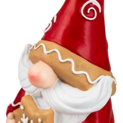 Northlight Gnome Holding Gingerbread Snowflake Cookie Christmas Decoration - 11.5" - Red -Northlight Shop GUEST b487e39f c6f1 483f 83f1 524560af3a2e