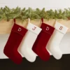 Personalization Mall Classic Christmas Embroidered Initial Burgundy Christmas Stockings 2 Personalization Mall Classic Christmas Embroidered Initial Burgundy Christmas Stockings -Northlight Shop GUEST b4ab0a71 5aee 4319 a6d4 e33545523557