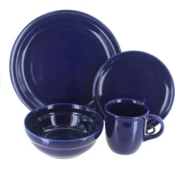 Blue Rose Polish Pottery Zaklady Dinnerware (4 PC) -Northlight Shop GUEST b674ee49 39c6 4a77 80f3 c7b08bc77f7a
