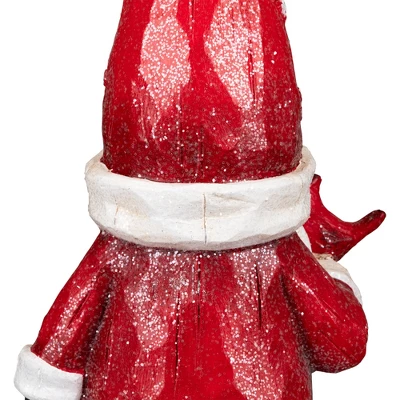 Northlight Gnome In Lighted Hat Holding Cardinal Christmas Decoration - 20" - LED Warm White Lights 12 Northlight Gnome In Lighted Hat Holding Cardinal Christmas Decoration - 20" - LED Warm White Lights - Image 10
