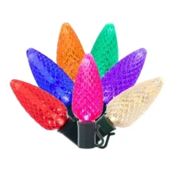 Vickerman Single Mold C9 LED Christmas Light Set 16' Green Wire Poly Bag -Northlight Shop GUEST b9242ce4 86bf 4845 b55a c56c34238b9c