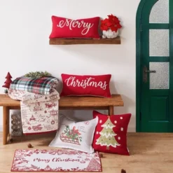 Yuletide Holiday Decorative Pillow Red - Levtex Home -Northlight Shop GUEST bd4042f4 926d 4856 8950 e6a978262c36 1