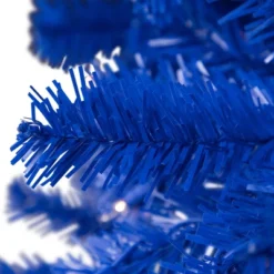 Northlight Pre-Lit Medium Pine Artificial Christmas Tree - 6' - Royal Blue - Clear Lights -Northlight Shop GUEST be795fac d924 4f1e beab dc5ebc86571c
