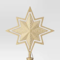 Christmas Lit Auto Rotating Star 8 Point Gold Tree Topper - Wondershop™ 7 Christmas Lit Auto Rotating Star 8 Point Gold Tree Topper - Wondershop™ -Northlight Shop GUEST bfd87db7 5b2e 4192 9a46 fce35949323a