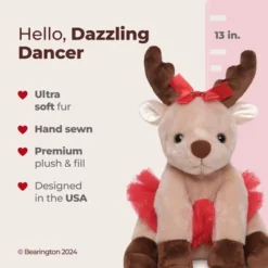 Bearington Dazzling Dancer Ballerina Doll Plush, 13 Inch Reindeer Stuffed Animal, Christmas Dolls For Girls Gift For Kids 11 Bearington Dazzling Dancer Ballerina Doll Plush, 13 Inch Reindeer Stuffed Animal, Christmas Dolls For Girls Gift For Kids -Northlight Shop GUEST c01503a4 553d 4268 8529 e96517d91276