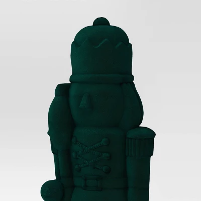 28" Christmas Flocked Nutcracker - Wondershop™ 4 28" Christmas Flocked Nutcracker - Wondershop™ - Image 2