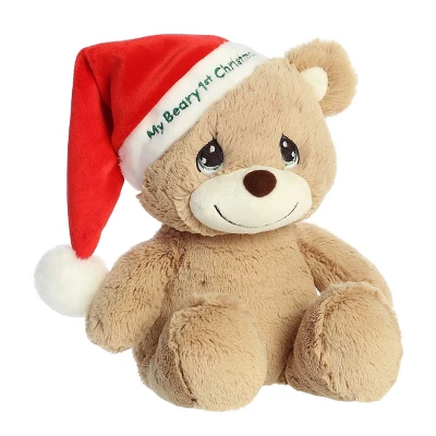 Aurora Medium My Beary 1st Christmas Precious Moments Festive Stuffed Animal Brown 12" 3 Aurora Medium My Beary 1st Christmas Precious Moments Festive Stuffed Animal Brown 12"