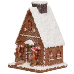Northlight Frosted Gingerbread House With Gingerbread Man Christmas Decoration - 8.5" 9 Northlight Frosted Gingerbread House With Gingerbread Man Christmas Decoration - 8.5" -Northlight Shop GUEST c390c658 89ff 43a2 a781 80df7f080447