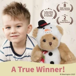Bearington Frost E Bear Christmas Stuffed Animal, 10 Inch Snowman Plush Teddy Bear Decor, For Ages 3-14 9 Bearington Frost E Bear Christmas Stuffed Animal, 10 Inch Snowman Plush Teddy Bear Decor, For Ages 3-14 -Northlight Shop GUEST c3a5641c dbe0 4e38 a52a adaf93fcc333