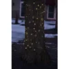 Northlight Net Style LED Tree Trunk Wrap Christmas Lights - 2' X 8' - Clear - Brown Wire