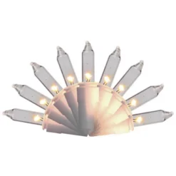 Celebrations Classic LED T5 Warm White 100 Ct String Christmas Lights 24.75 Ft. (Case Of 12)