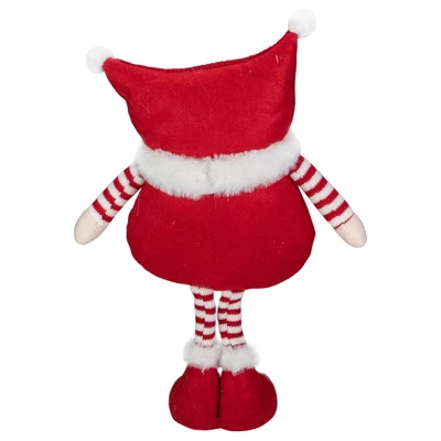 Northlight Plush Standing Gnome Christmas Decoration - 18.5" - Red And White 6 Northlight Plush Standing Gnome Christmas Decoration - 18.5" - Red And White - Image 4