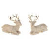 Transpac Small Resin Shiny Gold Reindeer Set Of 2 Christmas Home Decorations -Northlight Shop GUEST c92d4c9b 1be4 4350 90d7 e14709948e16