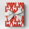 30” 20 Sq Ft Christmas Roll Wrap Scandinavian Trees And Deer On Red - Wondershop™ -Northlight Shop GUEST ca693265 008a 4594 81ab b56af5405dab