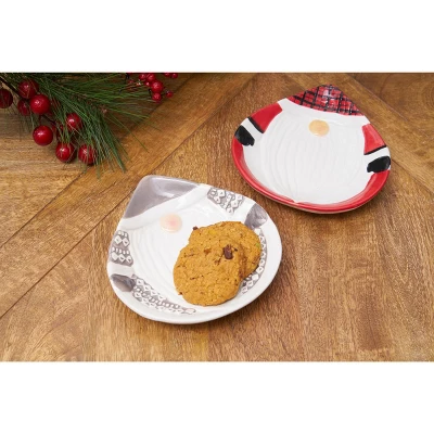 Gallerie II Plaid Gnome Christmas Cookie Plate 5 Gallerie II Plaid Gnome Christmas Cookie Plate - Image 3