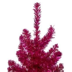 Northlight 6' Metallic Pink Tinsel Artificial Christmas Tree - Unlit -Northlight Shop GUEST cc405822 6ee5 4129 ae29 414ebf04c4fb
