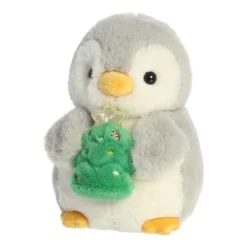 Aurora Small Pompom With Christmas Tree PomPom Penguin Festive Stuffed Animal Gray 7.5" 9 Aurora Small Pompom With Christmas Tree PomPom Penguin Festive Stuffed Animal Gray 7.5" -Northlight Shop GUEST cd55ce1b 9200 4418 b262 1a44126bd9f9