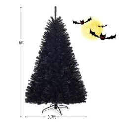 Tangkula Artificial Christmas Tree Halloween Hinged Spruce Full Tree With Metal Stand Black 20 Tangkula Artificial Christmas Tree Halloween Hinged Spruce Full Tree With Metal Stand Black -Northlight Shop GUEST ce13c8cc de8e 4ef2 899d be1f40e597b0