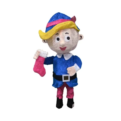 Northlight Lighted Hermey From Rudolph Outdoor Christmas Decoration - 18" - Clear LED Lights 4 Northlight Lighted Hermey From Rudolph Outdoor Christmas Decoration - 18" - Clear LED Lights - Image 2