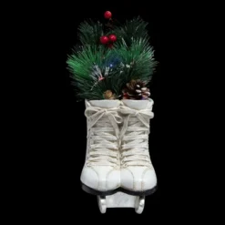 Northlight LED Lighted Ice Skates With Floral Arrangement Christmas Decoration - 12" -Northlight Shop GUEST cfb39e42 ed11 4956 9707 a2e34d7f2ab5