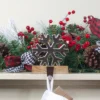 Northlight 6" Silver Snowflake On Wood Look Base Christmas Stocking Holder -Northlight Shop GUEST d0b07245 0aec 4065 8648 a0dac854429d