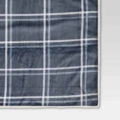 Printed Plush Throw With Faux Shearling Reverse - Threshold™ -Northlight Shop GUEST d103f151 11ea 4e68 a9c5 da5800505e16