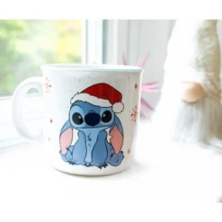 Silver Buffalo Disney Lilo & Stitch Santa Hat Ceramic Camper Mug | Holds 20 Ounces -Northlight Shop GUEST d1cf3f08 fef4 4041 91d3 b0e9dddd7b31