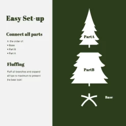 LuxenHome 6Ft Holiday Slim Artificial Pampas Grass Tree In Natural Ivory Beige -Northlight Shop GUEST d6819643 f521 476d 8f22 b46737e15219