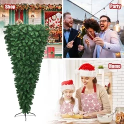 Costway 7Ft Unlit Upside Down Artificial Christmas Tree With 1000 Branch Tips Holiday 17 Costway 7Ft Unlit Upside Down Artificial Christmas Tree With 1000 Branch Tips Holiday -Northlight Shop GUEST d81a7f63 250f 48ea 9b1d 183bb654fa4f