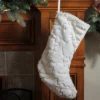 Northlight 18" White And Gold Christmas Stocking With Sequined Trees 1 Northlight 18" White And Gold Christmas Stocking With Sequined Trees -Northlight Shop GUEST d8df222d 66b6 4125 a2f9 8f1dd47411b8