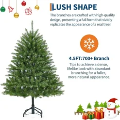 Acekool Prelit Green North Valley Spruce Tree, Artificial Pine With Stand, Two Lighting Effects, Indoor Holiday Decoration -Northlight Shop GUEST d93cef9f 0164 4b0a a598 345326bde31c