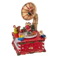 Northlight Santa Claus On Phonograph Musical Christmas Decoration - 7" -Northlight Shop GUEST d96fffbe a2e0 4a92 bd73 9ea86ef5692f