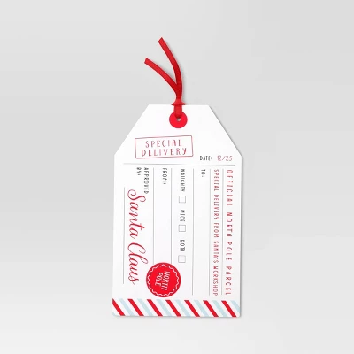 5ct Special Delivery Christmas Gift Tags - Wondershop™ 4 5ct Special Delivery Christmas Gift Tags - Wondershop™ - Image 2