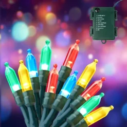 Joyfy 100-count LED Christmas String Lights Outdoor Indoor, Christmas Trees Lights With 26FT Green Wire, Christmas Decorative Lights For Holiday -Northlight Shop GUEST e80872af 8fc1 4618 a6e7 ae7369f8c247