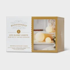 3pc LED Glittered Globe Christmas Novelty Sculpture Light White - Wondershop™ -Northlight Shop GUEST e8e9ca06 4e79 4d25 ac23 d125fdbdfd78